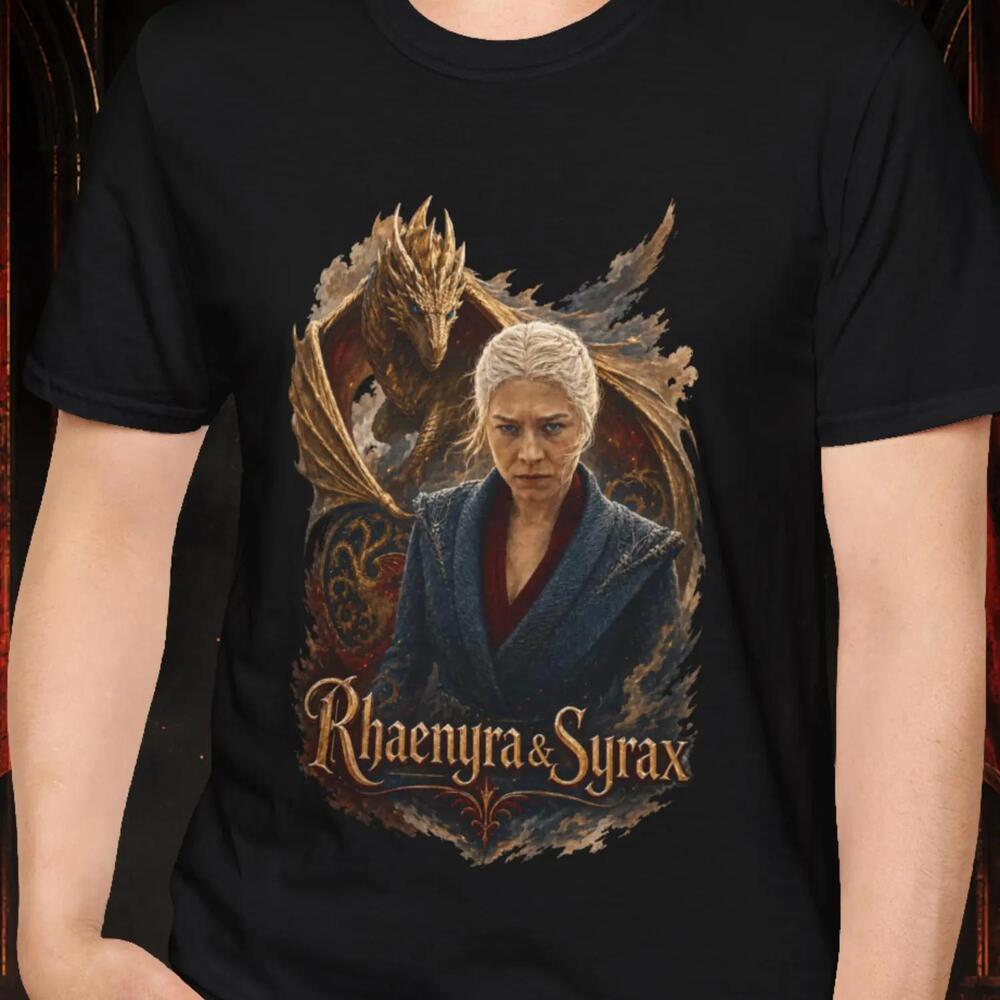 Queen Rhaenyra Targaryen Tee Unisex Hotd Syrax Gift For Fan